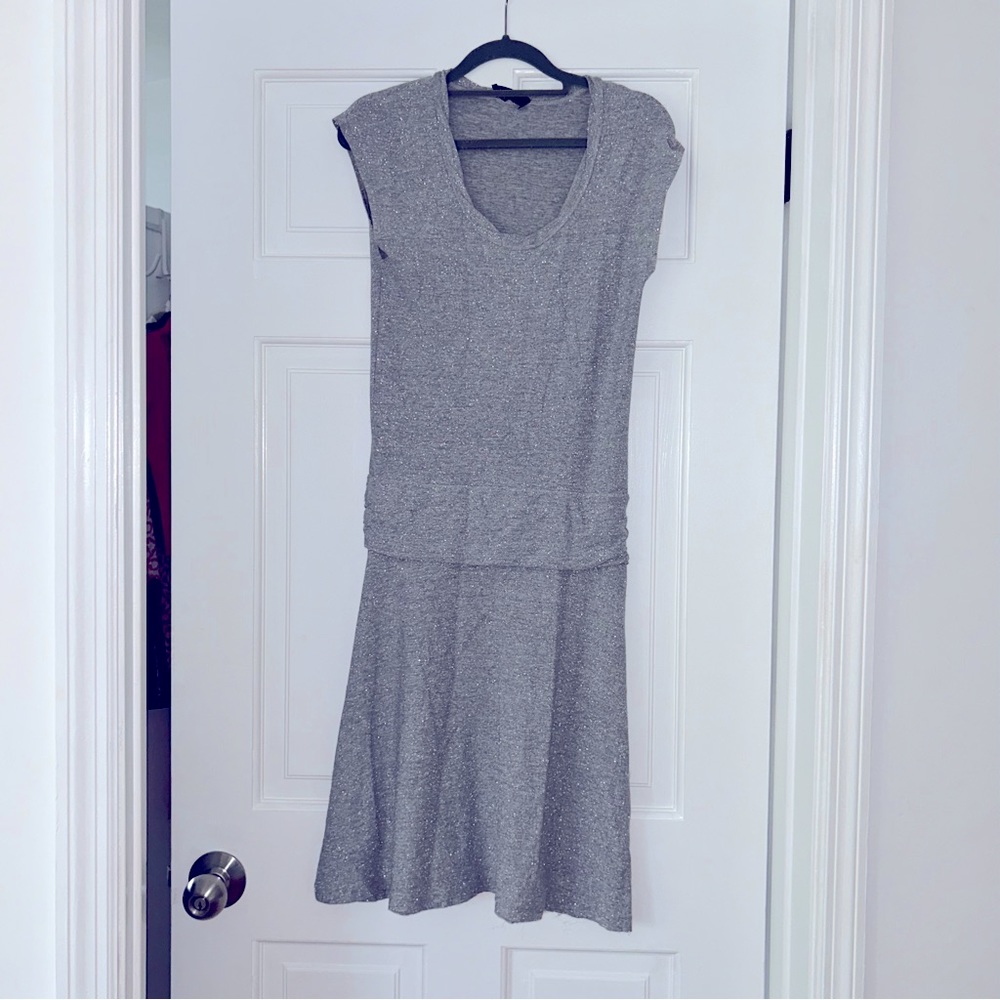 Et Vous Paris Metallic Silver day to night dress size Medium